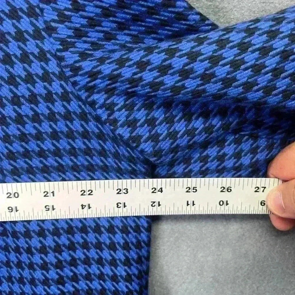 Jessica London Vintage Black & Blue Houndstooth Coat and Dress Womens 18W Plus - Picture 6 of 8